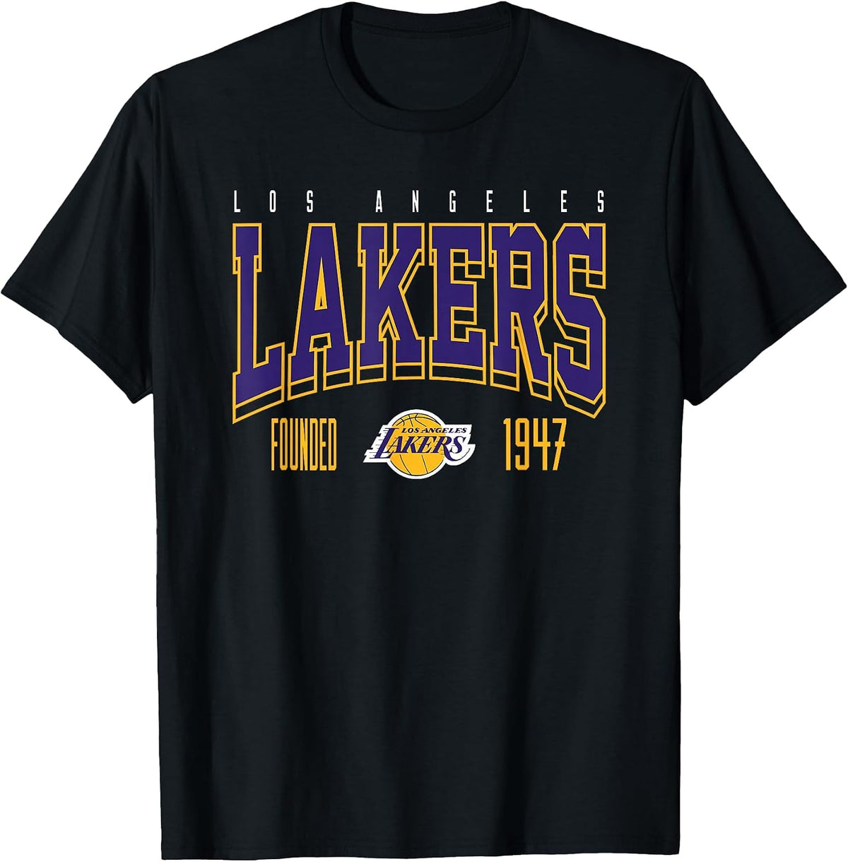 NBA Official Los Angeles Lakers Battle Tested T-Shirt