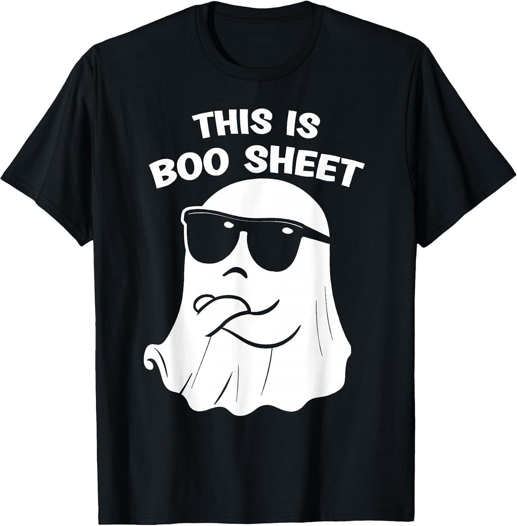 This is Boo Sheet Ghost Halloween Costume Funny Men Women T-Shirt