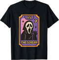 XV The Scream Tarot Card Design Ghost T-Shirt