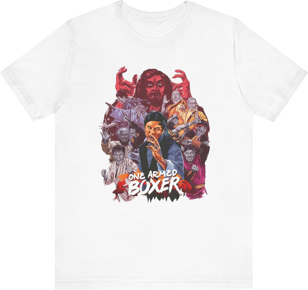 Mod.4 One Armed Boxer 1972 Jimmy Wang Yu Luchador Manco Film Movie Kungfu Martial Arts Retro Vintage Camiseta T-Shirt