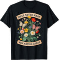 Hate Never Made Any Nation Great Floral Peace T-Shirt