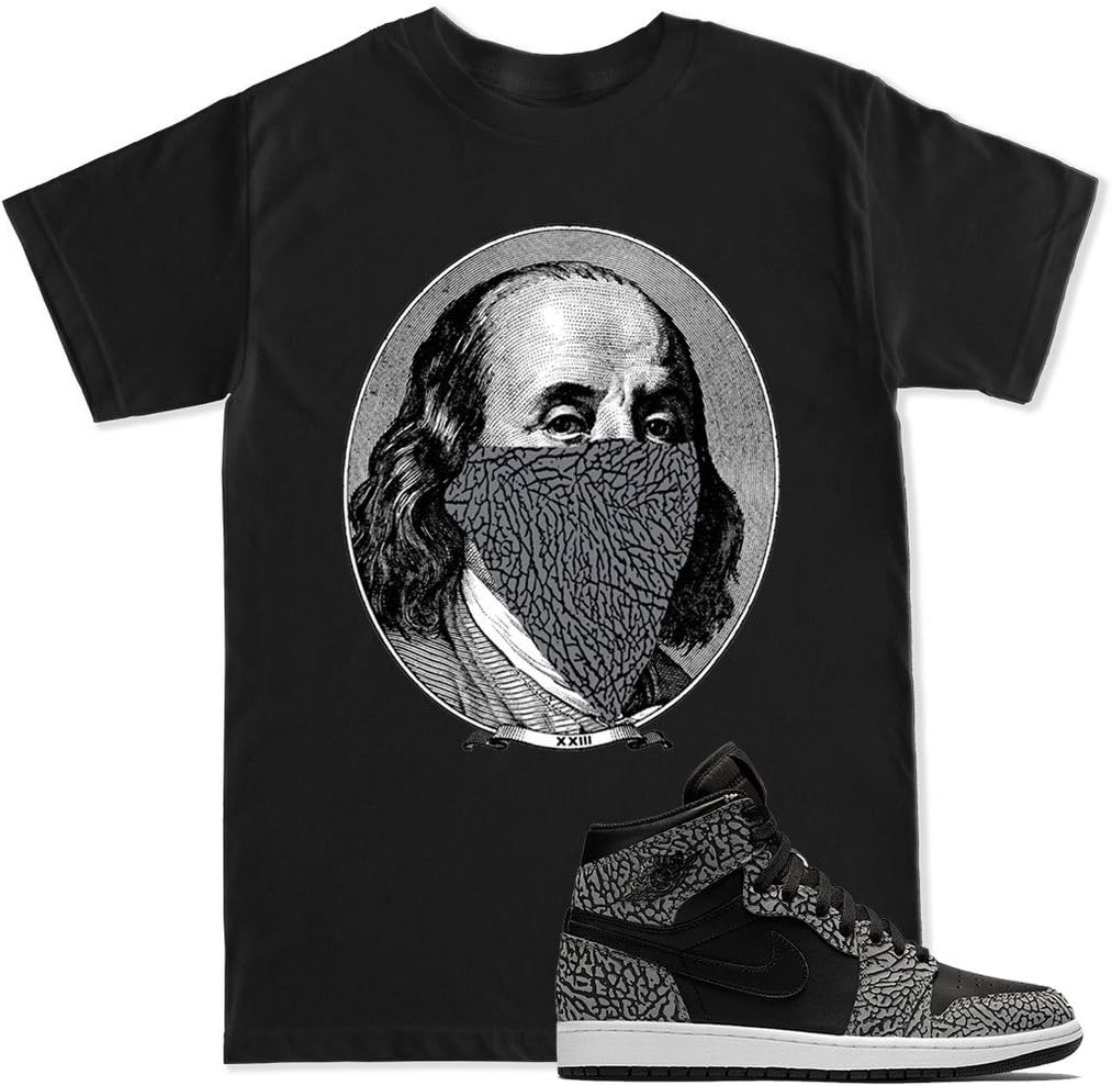 FTD Apparel Men's Benjamin Bandana Cement T Shirt