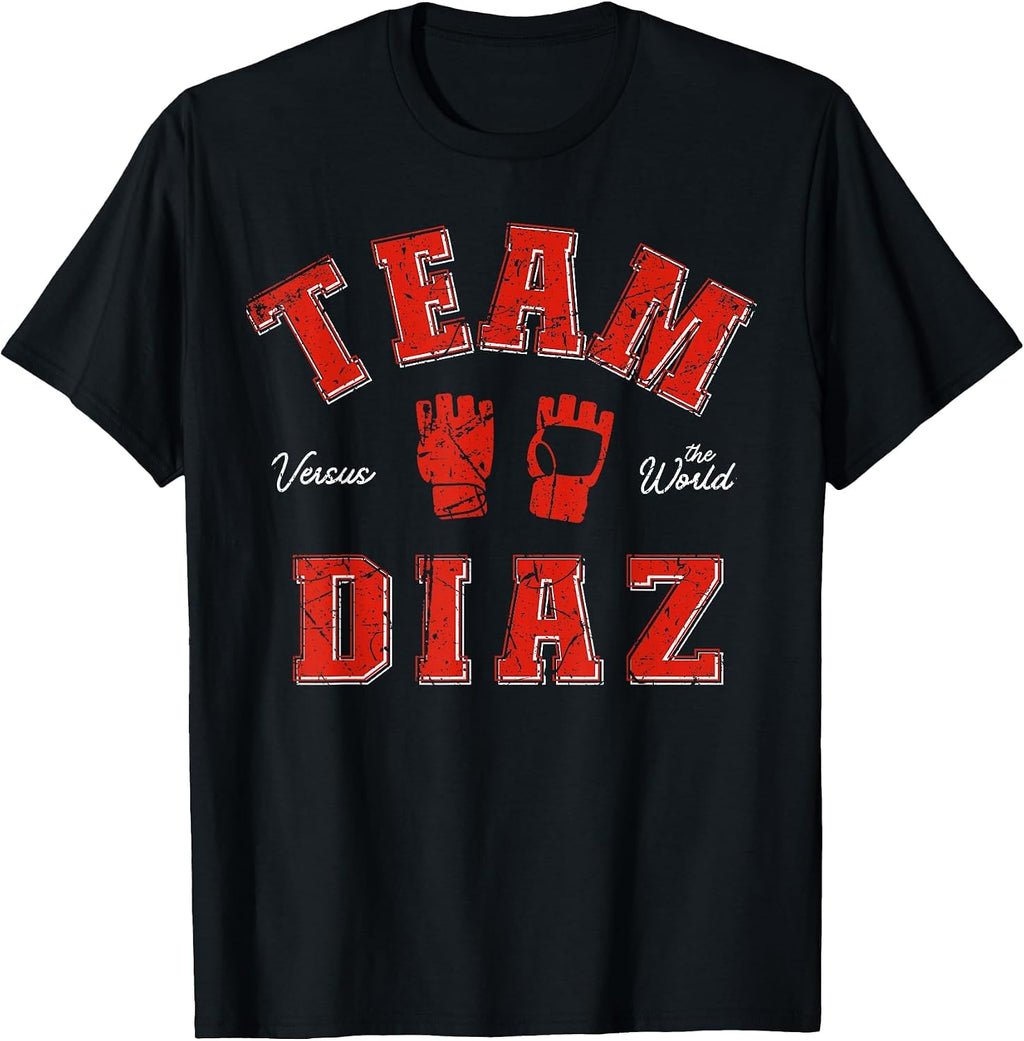 Team Diaz Vs The World Family Surname Fighter T-Shirt