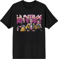 Kpop Demon Hunters Huntrix Trio on Black Short Sleeve Adult T Shirt