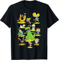 Nickelodeon Characters Covered in Slime T-Shirt