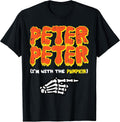 Halloween Peter Im with Pumpkin Couple Costume Men Women T-Shirt