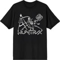 Kpop Demon Hunters Huntrix Line Up on Black Short Sleeve Adult T Shirt