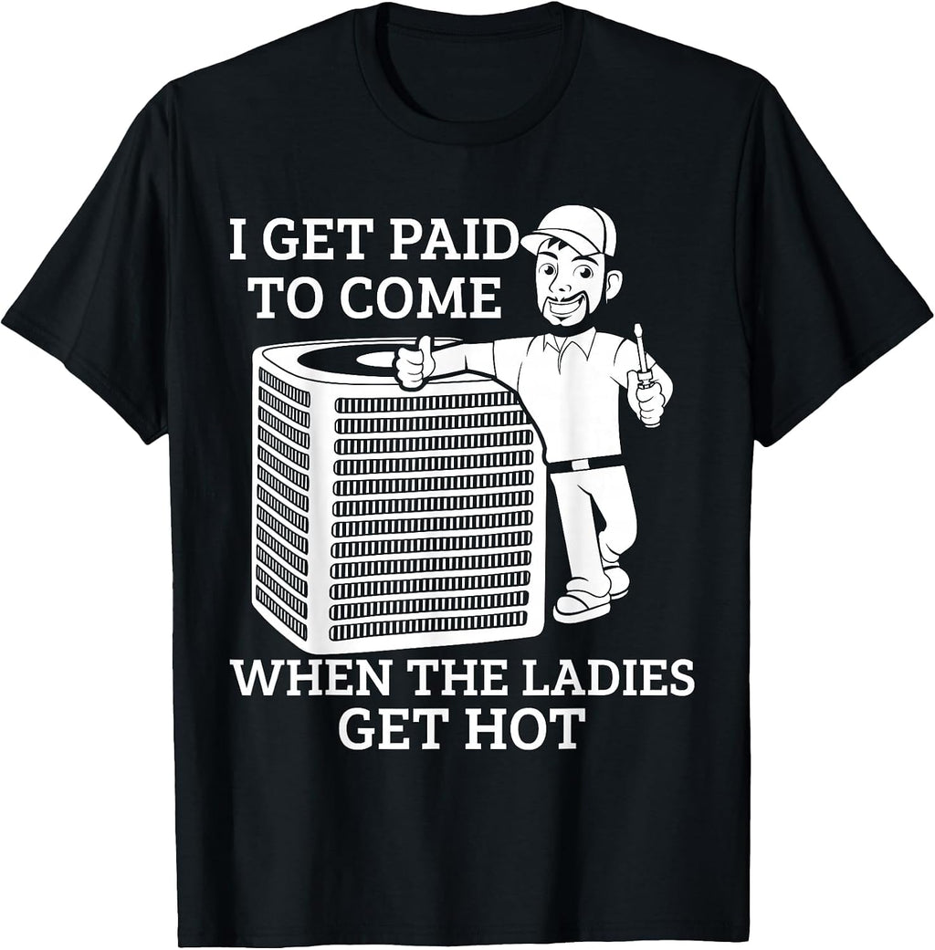 Funny HVAC Tech AC Repairman HVAC Technician T-Shirt