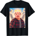 Angel John Pork Funny is Calling Phone tee Shirt, Brainrot T-Shirt