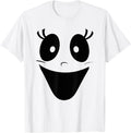 Cute Female Ghost Face Halloween Costume T-Shirt