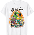 Nickelodeon Classic Nick 90s Urban Spray Paint Character Tee T-Shirt