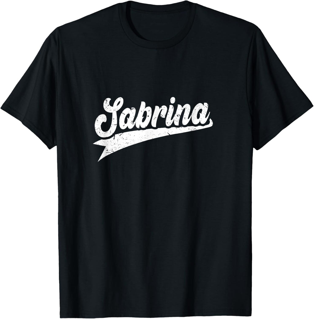 Classic 70s Retro Name Sabrina T-Shirt