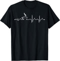 Espresso Heart Pulse, EGK and Heartbeat with Coffee T-Shirt