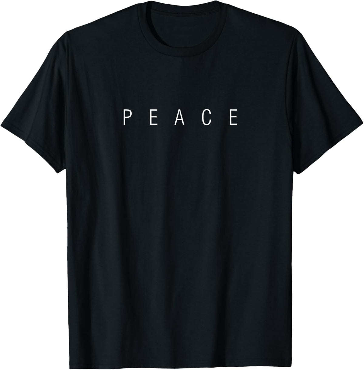 The word PEACE | A stylish minimal design that says PEACE T-Shirt