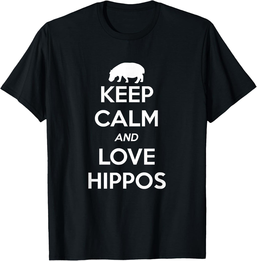 Keep Calm And Love Hippo T-Shirt