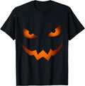 Scary Jack O Lantern Pumpkin Face Halloween Costume T-Shirt