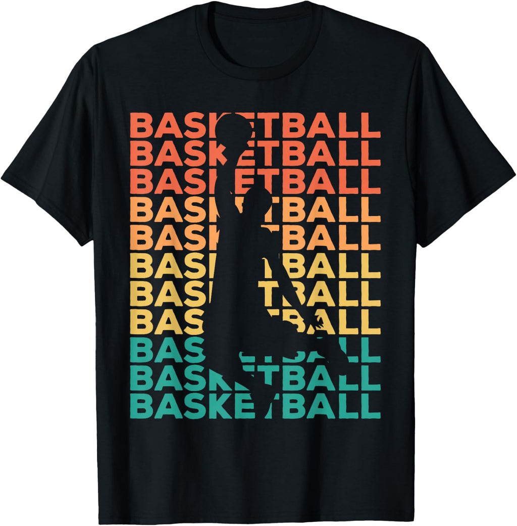 Retro Vintage Basketball Gift for Basketball Players T-Shirt