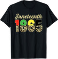 Juneteenth Leopard 1865 American African BLM Black History T-Shirt