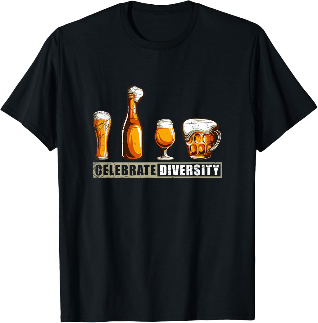 Funny Diversity Home Brewery Gift Craft Beer T-Shirt