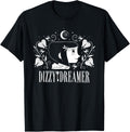 Coraline Dizzy Dreamer Button Moon & Coraline Side Portrait T-Shirt