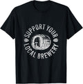 Gift Father Brewery Beer Brewer Beer Fan Strong Beer T-Shirt