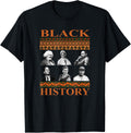 Vintage Black History Heritage Icons African American Pride T-Shirt
