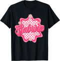 Girl Retro Sabrina Groovy Flower First Name Personalized 80s T-Shirt