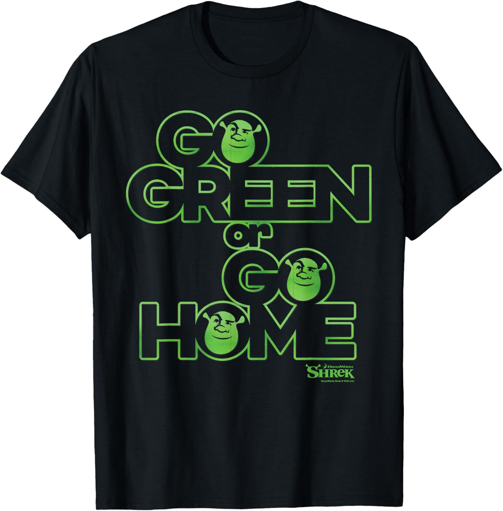 Shrek Go Green Or Go Home T-Shirt