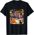 Happy Halloween Boo Sunglasses Relaxing On Beach Hawaiian T-Shirt