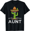 Cute Fun Aunt Humor | Funny Saying Nacho Average Aunt T-Shirt