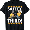 Despicable Me Minions Safety Third Graphic T-Shirt T-Shirt