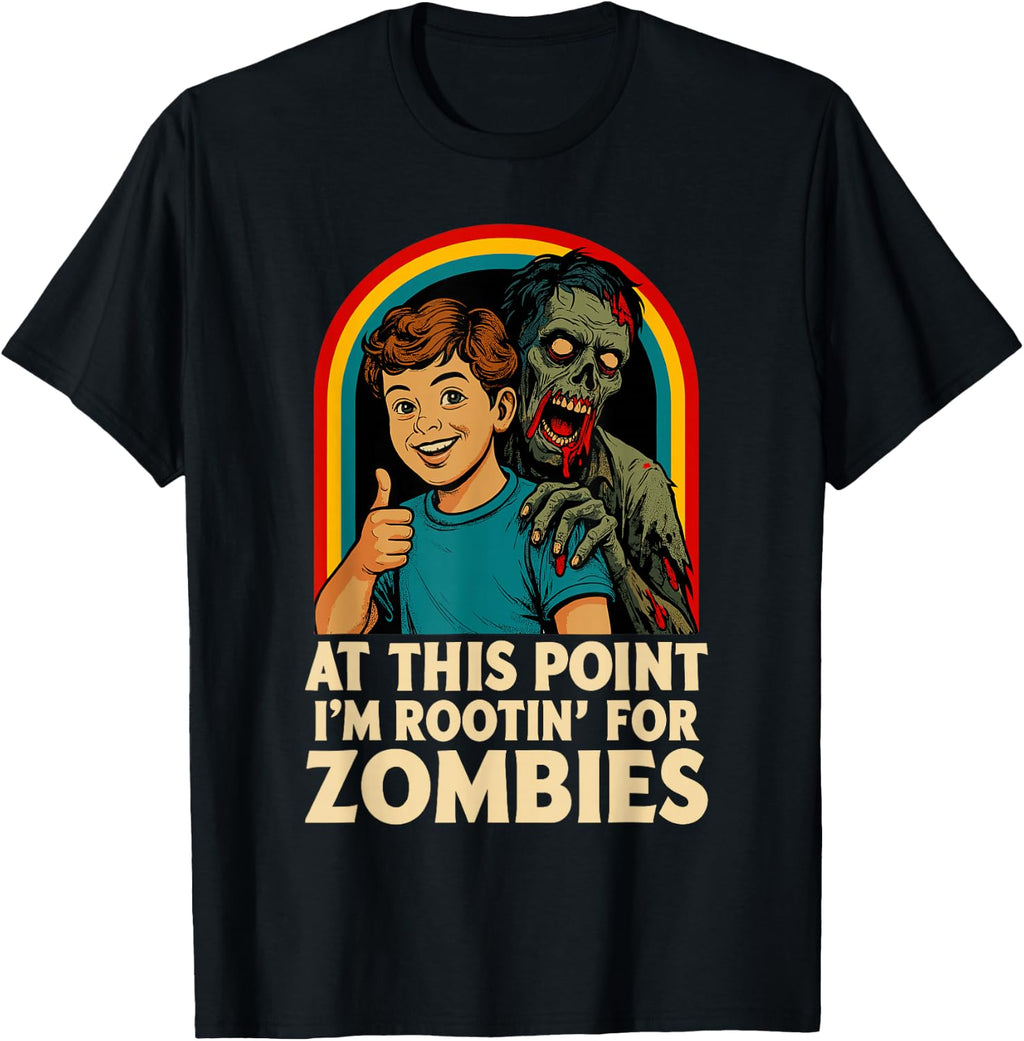 Zombie Men Women Kids Funny Halloween T-Shirt