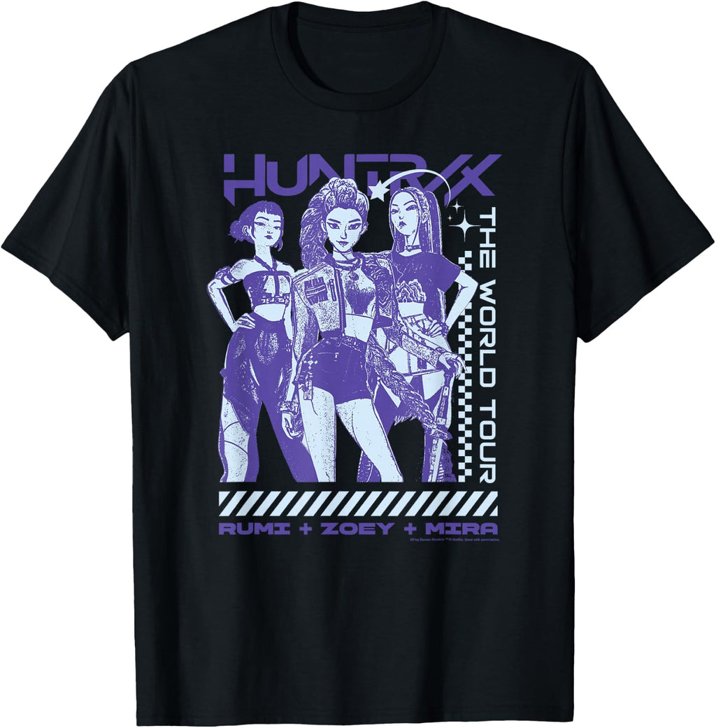 Kpop Demon Hunters Huntrix The World Tour T-Shirt