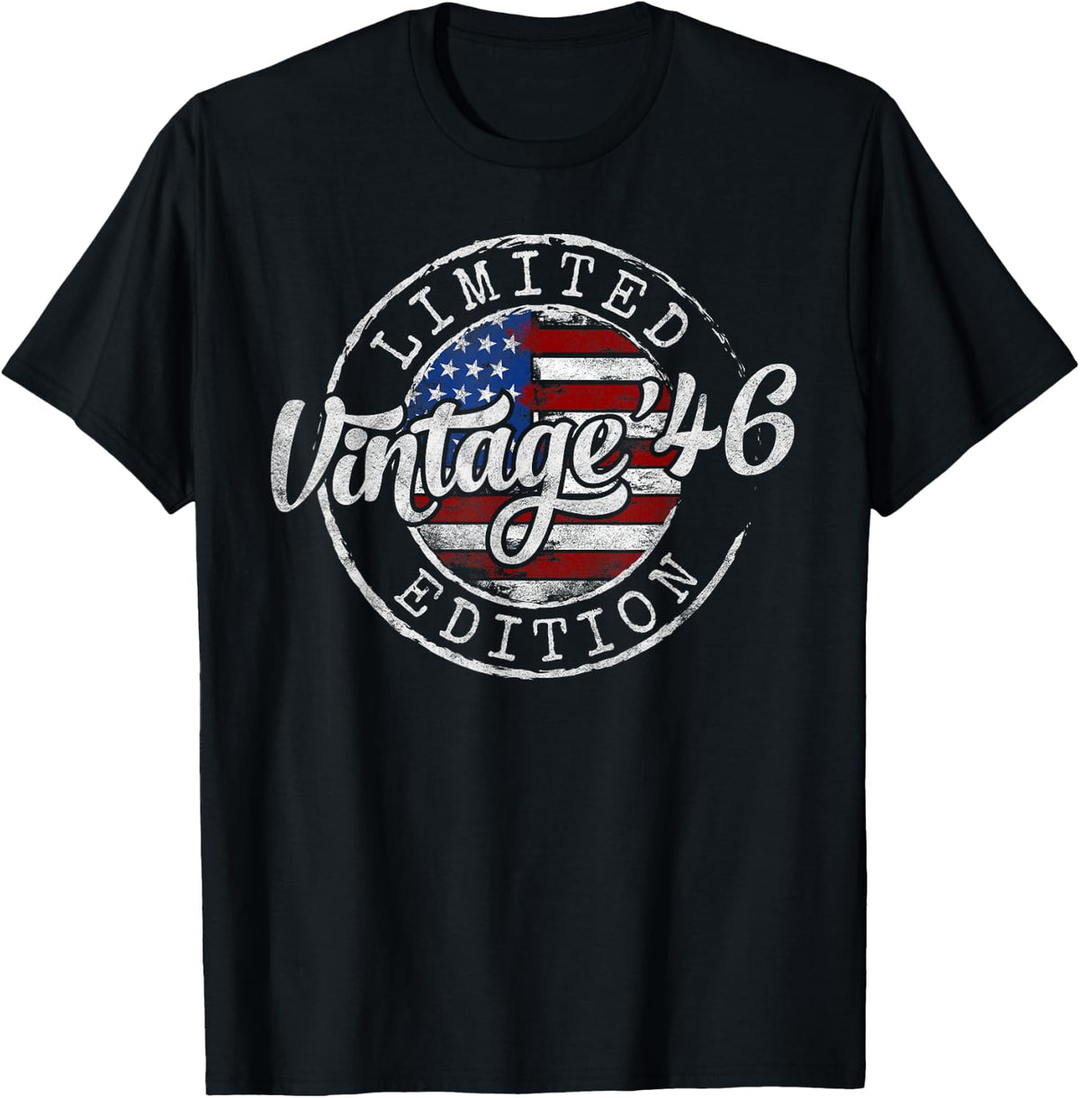 Vintage 1946 Stamp 80th Birthday Gift Men Women 80 Year Old T-Shirt