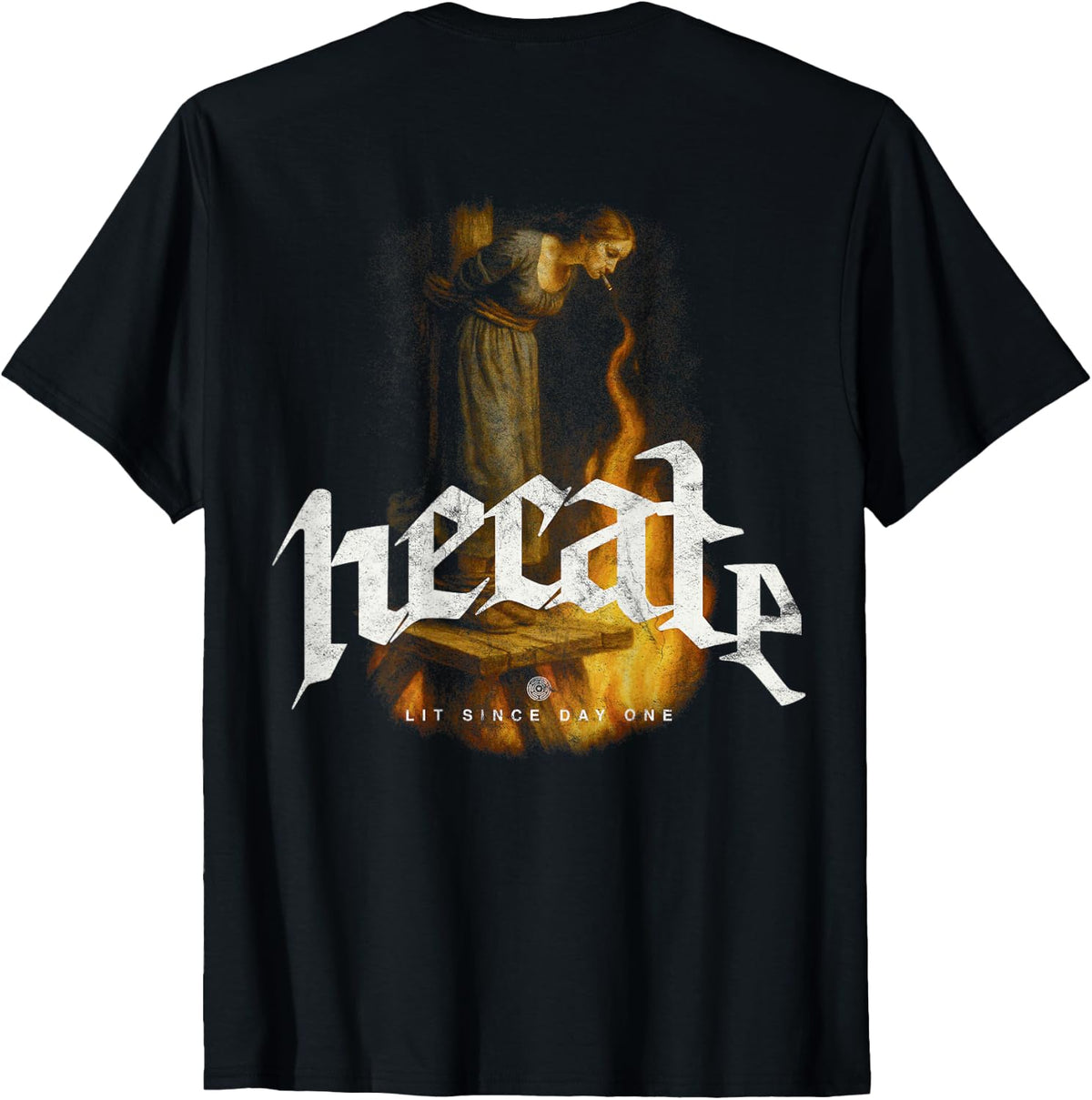 Witch Vintage Streetwear Urban Hip Hop Rock Y2K (ON Back) T-Shirt